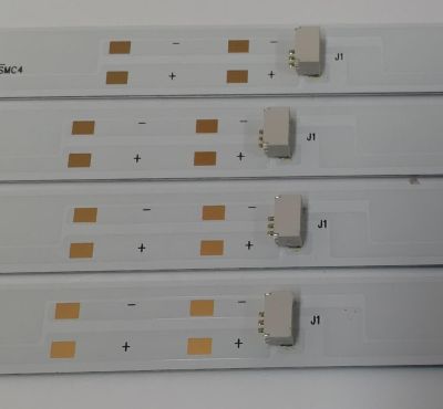 KIT DE LEDS PARA TV PHILIPS ORIGINAL 4 PIEZAS / NUMERO DE PARTE 303TC550068D / TCL55D09-ZC42AG-06D / 2300020075 / 230216BC09 / 4L-ZX055T-ZC021X / TC550M70 / PANEL T8-55D6120-LPBX002 / MODELO 55PUL6673 / 55PUL6673/F7 - Imagen 2