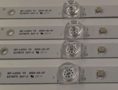 KIT DE LEDS PARA TV AKAI ORIGINAL 4 PIEZAS / NUMERO DE PARTE MS-L4524 V3 / 1.3.10700000229 MC 3414 50 / A5 224-232 3.2-3.4  / 600 001713 / MODELOS 50EVLS4 / K50DLG12U / AK50H1485 - Imagen 3