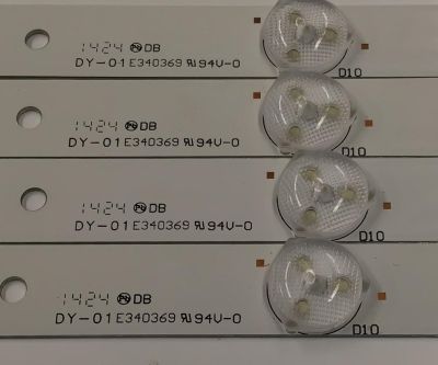 KIT DE LEDS PARA TV DIGITREX ORIGINAL 4 PIEZAS / NUMERO DE PARTE 3BL-T8104102-003B / DY-01E340369 / 6050120010 / JS-SY33EFED-0001 / PANEL HK395WLEDM-CH03H / DISPLAY V400HJ6-PE1 / MODELO DX40FKM - Imagen 4