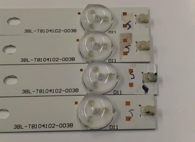KIT DE LEDS PARA TV DIGITREX ORIGINAL 4 PIEZAS / NUMERO DE PARTE 3BL-T8104102-003B / DY-01E340369 / 6050120010 / JS-SY33EFED-0001 / PANEL HK395WLEDM-CH03H / DISPLAY V400HJ6-PE1 / MODELO DX40FKM - Imagen 3