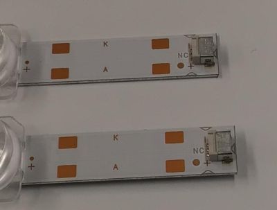 KIT DE LEDS PARA TV VIZIO ORIGINAL 2 PIEZAS / NUMERO DE PARTE 303GJ500054 / GJ-50VB32-0D35-2X16-20220819 / B005P00103874B / 210BZ16D0B33WBLC0Z / 23252 / 347800 / D01-715030B5 / MODELO V505-J09 / V505-J09 LTC6E8VZ /  V505-J01 / V505-J01 LTC6E8VZ - Imagen 3