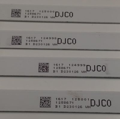 KIT DE LEDS PARA TV HISENSE ORIGINAL 4 PIEZAS / NUMERO PARTE JL.D580A1330-003FS-M / JL.D580A1330-003FS-M_V02 / HD580Y1U91-TBL2+2021041601 / 1258671 / B1 D230126 WH / PANEL HD580Y1U91-TBL2 / HD580Y1U92-TAL2 /  MODELO 58A6BGTUK / 58A6KV - Imagen 2