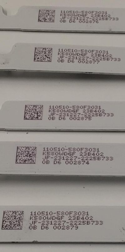 KIT DE LEDS PARA TV SHARP ORIGINAL 5 PIEZAS / NUMERO DE PARTE 4708-K58DGF-A3113N21 / 4708-K58DGF-A3113N11 / K580WDGF A3 / XRJ1060 / SLC04708RA0 / 110510-580F3031 / K580WDGF / PANEL K580WDGF / DISPLAY CV580U3-T01 REV:02 / MODELO 4T-C58EL8UR - Imagen 4