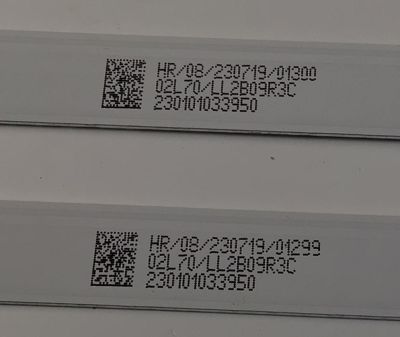 KIT DE LEDS PARA TV VIZIO ORIGINAL 2 PIEZAS / NUMERO DE PARTE 32HR332M06N02 / 32HR332M06N02 V1 / 32S1 / HR/08/230719 / 02L70/LL2B09R3C / 230101033950 / PANEL HK315WLEDM-JH2MH / DISPLAY PT320CT01-1 VER.1.3 / MODELO D32FM-K07 - Imagen 3