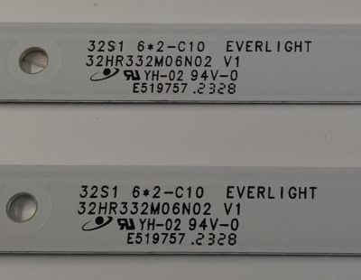 KIT DE LEDS PARA TV VIZIO ORIGINAL 2 PIEZAS / NUMERO DE PARTE 32HR332M06N02 / 32HR332M06N02 V1 / 32S1 / HR/08/230719 / 02L70/LL2B09R3C / 230101033950 / PANEL HK315WLEDM-JH2MH / DISPLAY PT320CT01-1 VER.1.3 / MODELO D32FM-K07 - Imagen 4