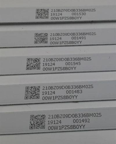 KIT DE LEDS PARA TV ONN ORIGINAL 5 PIEZAS / NUMERO DE PARTE M08-TP55030-0901N-4271B / SHINEON M08-TP55030-0901N-4271B / 210BZ09D0B336M02S / 00WY1PZS8B0YY / 19124 / MODELO ONA55UB19E06 / 0NA55UB19E06 - Imagen 2