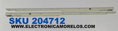 KIT DE LEDS PARA TV ORIGINAL 2 PIEZAS / NUMERO DE PARTE NLAW4016 / NLAW4016L / NLAW4016R / 120606A-0261-L2-020NLY-SC-M2 / 120606A-0051-R1-020NLY-SC-M2 / AST165R-42B-1 / AST165L-42B-2 / 55INCH / PANEL VVX55F130A00 / MODELO TC-L55WT50