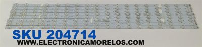 KIT DE LEDS PARA TV RCA ORIGINAL 8 PIEZAS / NUMERO DE PARTE JL.D4063235-31CS / 36K7-1 / N140807 / D140807 / PANEL LSC400HJ01-12V / MODELO PLD40A4SAQ