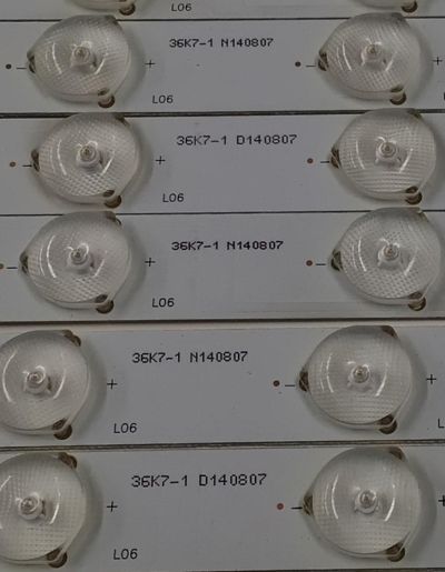 KIT DE LEDS PARA TV RCA ORIGINAL 8 PIEZAS / NUMERO DE PARTE JL.D4063235-31CS / 36K7-1 / N140807 / D140807 / PANEL LSC400HJ01-12V / MODELO PLD40A4SAQ - Imagen 2