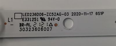 LED PARA TV INSIGNIA ORIGINAL 1 PIEZA / NUMERO DE PARTE 30323606007 / LED236D06-ZC52AG-03 / 210523AC07 / A21A22 / 23600M27 / MODELO NS-24DF310NA21 - Imagen 2