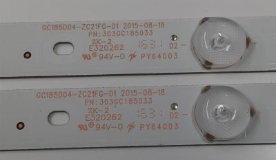 KIT DE LEDS PARA TV RCA ORIGINAL 2 PIEZAS / NUMERO DE PARTE 303GC185033 / GC185D04-ZC21FG-01 / GC185M03 / 2010019680-2 / 160811A14 / 2447620560T-07 / MODELO RT1971-AC - Imagen 4