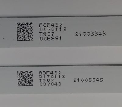 KIT DE LEDS PARA TV ORIGINAL 2 PIEZAS  / NUMERO DE PARTE JL.D18541235-111AS-M / A8F432 / D170113 / T407 / 21005545 / MODELO 19" - Imagen 3