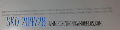 KIT DE LEDS PARA TV TCL ORIGINAL 2 PIEZAS / NUMERO DE PARTE TCL55LB13 / TCL55LB13_3030F2.4D  / TCL55LB13_3030F2.4D V0.3 2021118 / B0101-001081 / A0011/ZMJK / 20073/F98 / PANEL LVU550NDEL CS9W9N V2 / MODELO 55S470G 