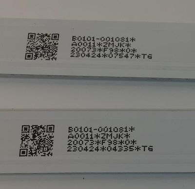 KIT DE LEDS PARA TV TCL ORIGINAL 2 PIEZAS / NUMERO DE PARTE TCL55LB13 / TCL55LB13_3030F2.4D  / TCL55LB13_3030F2.4D V0.3 2021118 / B0101-001081 / A0011/ZMJK / 20073/F98 / PANEL LVU550NDEL CS9W9N V2 / MODELO 55S470G  - Imagen 2