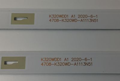 KIT DE LEDS ORIGINAL PARA TV ONN 2 PIEZAS / NUMERO DE PARTE 303KG320005BD / 303KG320005 / KG32D06-ZC26AG-01BD / KG32D06-ZC26AG-01 / 4708-K320WD-A1113N51 / K320WDD1 A1 / 230731AB05 / 2010102266 / BMTC/KG320M05 / PANEL K320W001 / MODELO 100012589 32" - Imagen 3