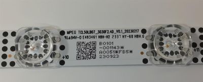 LED PARA TV TCL ORIGINAL 1 PIEZA / NUMERO DE PARTE TCL50LB07 / TCL50LB07_3030F2.4D / TCL50LB07_3030F2.4D_V0.1_20230217 / B0101-001143 / 230923 / MODELO 50S454 - Imagen 2