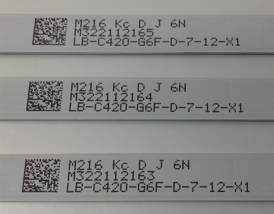 KIT DE LEDS PARA TV ONN ORIGINAL 3 PIEZAS / NUMERO DE PARTE MS-L4363 V1 / LB-C420-G6F-D-7-12-X1 / M322112163 / 2306LA021 / PANEL C420Y20-5C / MODELOS 100068372 42" / RTR4261-6A         - Imagen 2