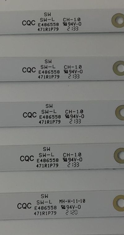 KIT DE LEDS PARA TV SHARP ORIGINAL 10 PIEZAS / NUMERO DE PARTE 4708-K65WDF / 4708-K65WDF-A4113N31 / 4708-K65WDF-A4113N21 / K650WDF A4 / 471R1P79 /YD-220226-3210B833 / 116X10-650F4011 / MH-H-11-10 / PANEL K650WDF / DISPLAY JR645R3HA3L / MODELO 4T-C65DL7UR - Imagen 4