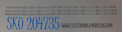 KIT DE LEDS PARA TV DAEWOO ORIGINAL 3 PIEZAS / NUMERO DE PARTE 4708-K400WD-A1113N31 / K400WDD1 A1 / XRJ1060 SLC04708RA0 / K400WDD1 / JF-221015-3220B832 / 22A340 / 1103X8-400D1101 / MODELO DAW40FR