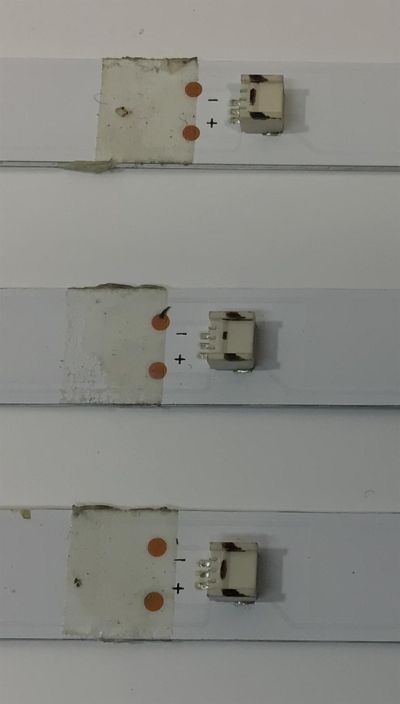 KIT DE LEDS PARA TV DAEWOO ORIGINAL 3 PIEZAS / NUMERO DE PARTE 4708-K400WD-A1113N31 / K400WDD1 A1 / XRJ1060 SLC04708RA0 / K400WDD1 / JF-221015-3220B832 / 22A340 / 1103X8-400D1101 / MODELO DAW40FR - Imagen 4