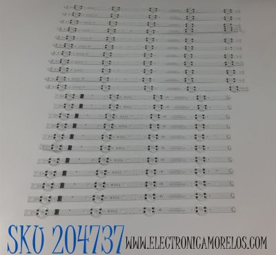 KIT DE LEDS PARA TV LG ORIGINAL 22 PIEZAS / NUMERO DE PARTE EAV65063901 / EAV65063801 / SSC_Y21_SLIM_TRIDENT_86UP80_BOE_B / SSC_Y21_SLIM_TRIDENT_86UP80_BOE_A / F8CB24Y1C / BOE(B10) / PANEL NC860TQF-ABLH5 / DISPLAY HV860QUB-E1E / MODELOS / 86UQ7070ZUD