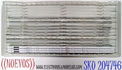 KIT DE LEDS ORIGINAL PARA TV PIONNER 3 PIEZAS / NUMERO DE PARTE TCL43D09-ZC62AG-02BD / 303TC430039BD / TC430M36 / 4C-LB430T-ZC7 / 2300021346 / 230621BC10 / E469119 / MODELOS PLE-43S11UHD / 43PFL5756 / 43PFL5756/F7 A CF2