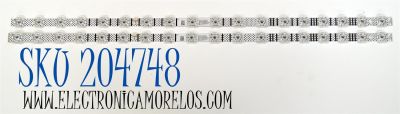 KIT DE LEDS ORIGINAL PARA TV TCL 2 PIEZAS / NUMERO DE PARTE 65S11-ZX3030A1 / 65S11-ZX3030A1-18X2-KW-V4-20220810-TJ / B0101-000676 / 5628063AH / 2211081S / 221110 / 65S11-H C / PANEL LUV650NDEL / DISPLAY ST6451D06-3 VER.2.1 / MODELO 65S450G