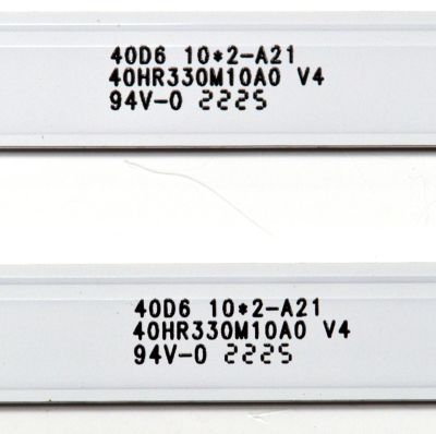 KIT DE LEDS ORIGINAL NUEVOS PARA TV TCL 2 PIEZAS / NUMERO DE PARTE 40HR330M10A0 V4 / 4C-LB4010-HR05JC / 40HR330M10A0 / 40D6 10*2 / 4C-LB4010-HR05J / 40D6 / PANEL LVF395NDEL / MODELOS 40S334 / 40S325 / 40S325MABA / 40S325TAAA / 40S325TABA / 40FE5606 - Imagen 2