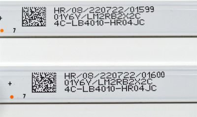 KIT DE LEDS ORIGINAL NUEVOS PARA TV TCL 2 PIEZAS / NUMERO DE PARTE 40HR330M10A0 V4 / 4C-LB4010-HR05JC / 40HR330M10A0 / 40D6 10*2 / 4C-LB4010-HR05J / 40D6 / PANEL LVF395NDEL / MODELOS 40S334 / 40S325 / 40S325MABA / 40S325TAAA / 40S325TABA / 40FE5606 - Imagen 3