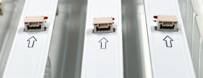 KIT DE LEDS ORIGINAL NUEVOS PARA TV HKPRO 3 PIEZAS / NUMERO DE PARTE CRH-AT43D2000303007039C4REV1.1 / 4C-LB430T-XREC / AT43D2000 / E479275 / 265957 / MODELOS HKP43SM9 / LD43FS-C50 - Imagen 2