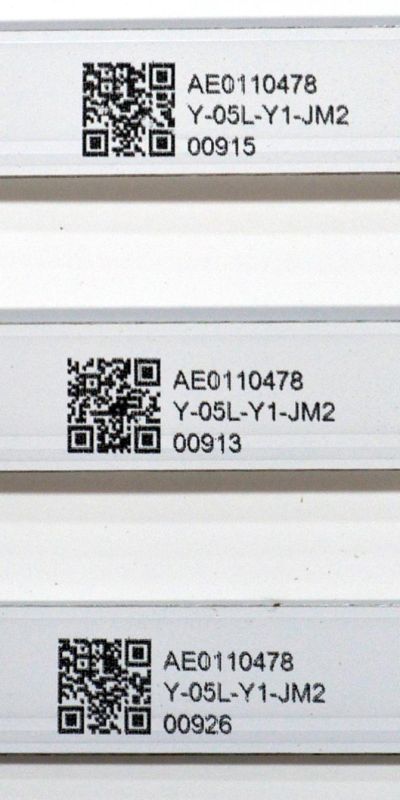 KIT DE LEDS ORIGINAL PARA TV RCA 3 PIEZAS / NUMERO DE PARTE SQY39.5A114 / HRS_SQY39.5A114_3X6_2W_MCPCB / AE0110478 / Y-05L-Y1-JM2 / PANEL V400HJ6-PE1 / MODELO RT4038 / 4017ST2  / L-4017ST2 / 40LEM - Imagen 2