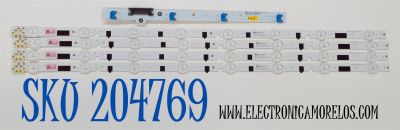 KIT DE LEDS ORIGINAL PARA TV SAMSUNG 4 PIEZAS / NUMERO DE PARTE BN96-25298A / SAMSUNG 2013SVS28H 8 REV1.8 130103 / 25298A / 2013SVS28H 8 REV1.8 / 001S7B / CEM-3-D / MODELO UE28F4000AS / HG28EB670 / UE28F4000 / UE28F4000AW / HG28EB460BW