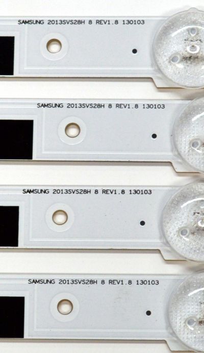 KIT DE LEDS ORIGINAL PARA TV SAMSUNG 4 PIEZAS / NUMERO DE PARTE BN96-25298A / SAMSUNG 2013SVS28H 8 REV1.8 130103 / 25298A / 2013SVS28H 8 REV1.8 / 001S7B / CEM-3-D / MODELO UE28F4000AS / HG28EB670 / UE28F4000 / UE28F4000AW / HG28EB460BW - Imagen 2