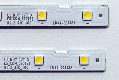 KIT DE LEDS ORIGINAL PARA TV SAMSUNG 2 PIEZAS / NUMERO DE PARTE BN96-45913A / LM41-00613A / L1_NU7.1/7.3 E5_CDM_S20(2) R1.2_S1C_100 / 45913A / PANEL CY-CN055HGLV2H / MODELO LH55WM / LH55Q / LH55B / HG55E / HG55R / HG55N / HG55AJ / UA55TU / UE55NU / GU55TU - Imagen 3