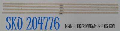 KIT DE LEDS ORIGINAL PARA TV SONY 4 PIEZAS / NUMERO DE PARTE 55INCH 7020PKG / LG INNOTEK 55INCH 7020PKG 72EA_CAN REV0.2 131107 / MODELO XBR-55X900B / XBR55X900B