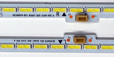 KIT DE LEDS ORIGINAL PARA TV HISENSE 2 PIEZAS / NUMERO DE PARTE HE500GFR-B51 / RSAG7.820.5103 VER.A / RSAG7.820.5109 VER.A / PANEL HE500HF-B52\PW1 / MODELO 50K360G / 50K610GW / LED50K360J  - Imagen 3