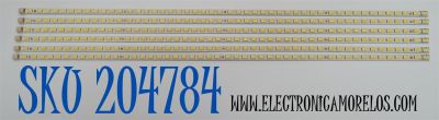 KIT DE LEDS ORIGINAL PARA TV SAMSUNG 6 PIEZAS / NUMERO DE PARTE LMB-4000BM01 / 40B026 / B222 / PANEL LTF400HF08-A01 / MODELO UN40B6000VFXZA / UN40B6000VFXZA SQ01