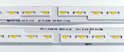 KIT DE LEDS ORIGINAL PARA TV LG 2 PIEZAS / NUMERO DE PARTE 6916L-3041A / 6916-3042A / 60" V17 UJ7500 3041 REV2.0 1 L-TYPE / 60" V17 UJ7500 3041 REV2.0 1 R-TYPE / Z5E41J UD / MODELO 60UJ7700 - Imagen 4