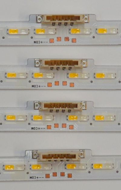 KIT DE LEDS ORIGINAL PARA TV SAMSUNG 4 PIEZAS / NUMERO DE PARTE BN96-50387A / L1_Q7060T_H2_DUM_S46(1)_R1.3_TC9_100_LM41-00861A / 50387A / LM41-00861A / E306084 / 2001-5-22-C / PANEL CY-RT082HGLV1H / MODELO QN82Q6DTAFXZA / QN82Q70TAFXZA - Imagen 3