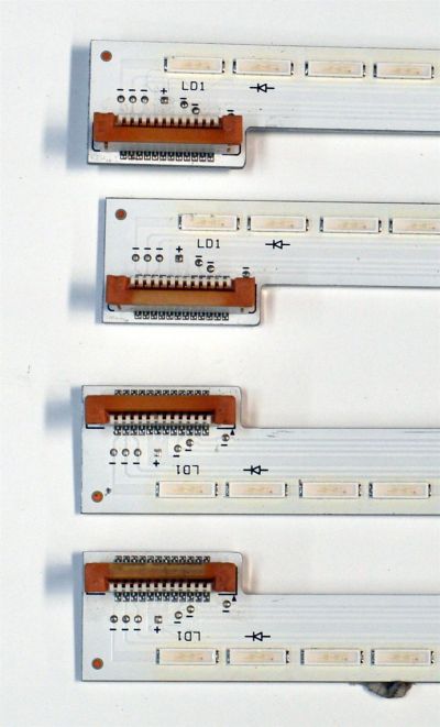 KIT DE LEDS ORIGINAL PARA TV SONY 4 PIEZAS / NUMERO DE PARTE NLAC40233 / NLAC40233L / NLAC40233R / AST233R-42A1 / AST233L-42A1 / 3032402-213 / 3040204-213 / MODELO KD-55X8500A / KD55X8500A / XBR-55X850A / XBR55X850A / XBR-55X905A / XBR55X905A - Imagen 2