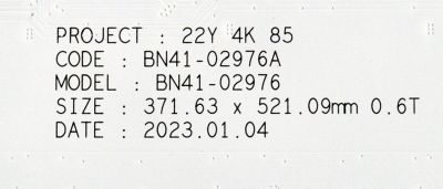 KIT DE LEDS ORIGINAL PARA TV SAMSUNG 10 PIEZAS / NUMERO DE PARTE BN97-19994A / BN41-02976A / BN41-02976 / BN9719994A / DFVC2309 / BN41-02976A-NYT / 22Y 4K 85 / PANEL CY-TC085FMHV4H / DISPLAY ST8461D03-3 V2.1 / MODELO QN85QN85CDFXZA / QN85QN85CDFXZA CA01 - Imagen 4