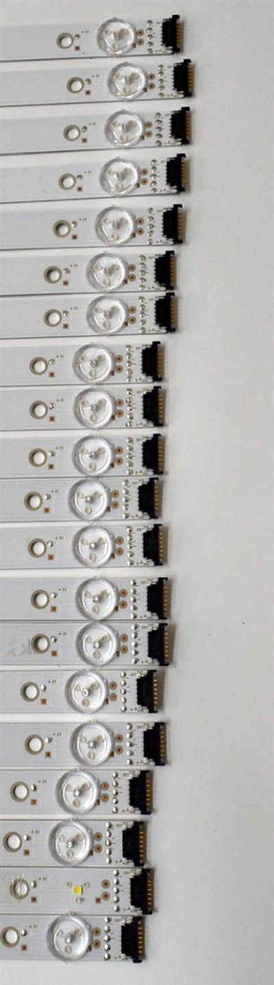 KIT DE LEDS ORIGINAL PARA TV SONY BARVIA 20 PIEZAS / NUMERO DE PARTE LB7502Y / LB7502Y V0_01 / 8598A / 7502Y000003 / 7Q2A3 / C75F / X916 N / PANEL YDDM075DGS11 / DISPLAY ST7461D04-6 V2.1 / MODELO XR-75X90CL / XR75X90CL - Imagen 2