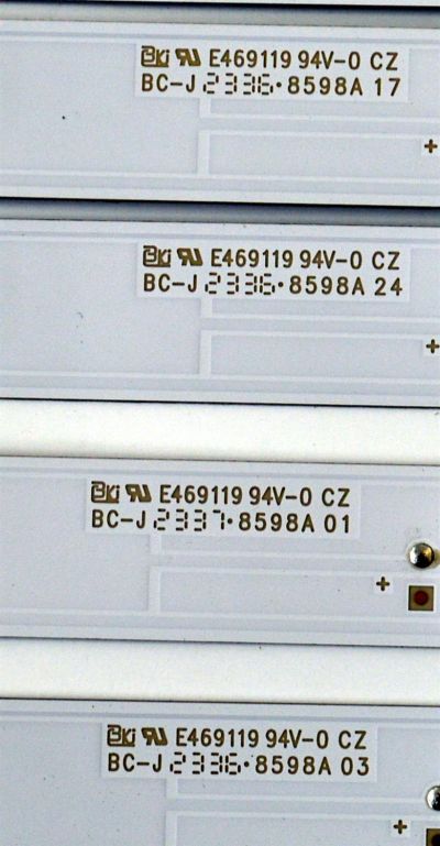 KIT DE LEDS ORIGINAL PARA TV SONY BARVIA 20 PIEZAS / NUMERO DE PARTE LB7502Y / LB7502Y V0_01 / 8598A / 7502Y000003 / 7Q2A3 / C75F / X916 N / PANEL YDDM075DGS11 / DISPLAY ST7461D04-6 V2.1 / MODELO XR-75X90CL / XR75X90CL - Imagen 4