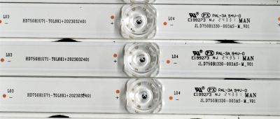 KIT DE LEDS ORIGINAL PARA TV HISENSE 6 PIEZAS / NUMERO DE PARTE JL.D750B1330-003AS-M / JL.D750B1330-003AS-M_V01 / HD750H1U71-T0L8K1/2023032401 / 1404041500 / PANEL HD750H1U71-T0L4K1\ROH / DISPLAY HV750QUB-F92 / MODELO 75R6E5 / 75A6NV - Imagen 3