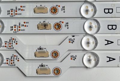 KIT DE LEDS ORIGINAL PARA TV TCL 16 PIEZAS / NUMERO DE PARTE 40-75Z9HA-DLB1AG / 40-75Z9HB-DLB1AG / CR:YHA / B0101-001494 / B0101-001495 / 240722-32NS4 / 240723-32NS4 / PANEL LVU750NDJL / DISPLAY ST7461D03-2 VER.2.3 / MODELO 75Q691G / 75Q691F - Imagen 5
