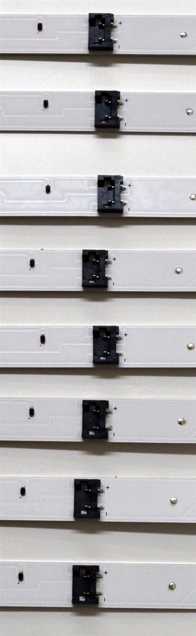 KIT DE LEDS ORIGINAL PARA TV LG 8 PIEZAS / NUMERO DE PARTE EAV65062401 / SSC_Y23_SLIM_TRIDENT_65UR80 75_CSOT_S / SSC_Y23_SLIM_TRIDENT_65UR80 75_CSOT_(0.6PI)_CASE1_REV00_221010 / PANEL NC650TQG-VCKHA / DISPLAY ST6451D06-2 VER.2.1 / MODELO 65UR8000AUA - Imagen 2