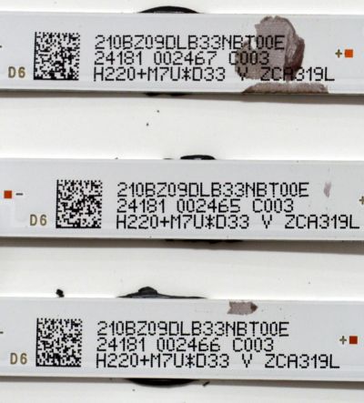 KIT DE LEDS ORIGINAL PARA TV VIZIO 6 PIEZAS / NUMERO DE PARTE LBM700M0901 / LBM700M0901-BC-3(HF)(0)(L)(HR) / LBM700M0901-BD-3(HF)(0)(L)(HR) / 210BZ09DLB33NBT00E / 210BZ09DRB33NBT00E / PANEL TPT700WR-U2T01.D / DISPLAY CV700U2-T01 REV:04 /MODELO V4K70M-0801 - Imagen 4