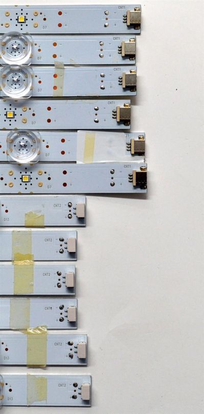 KIT DE LEDS ORIGINAL PARA TV VIZIO 12 PIEZAS / NUMERO DE PARTE LB7502U / LB7502U V0_01 / LB7502U V1_01 / LV75D / LR022 / LL022 / M1MG97 / DISPLAY JR745R3HA2Y / MODELO V755M-K03 / V755M-K03 LFTVN2LY - Imagen 4