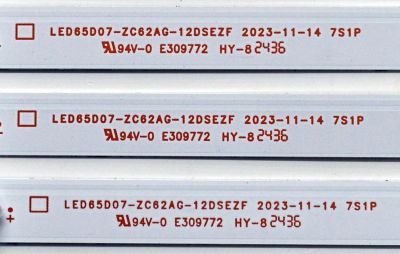 KIT DE LEDS ORIGINAL PARA TV VIZIO 8 PIEZAS / NUMERO DE PARTE 30365007055DS / LED65D07-ZC62AG-12DSEZF / 240909AF02 / 65000M97SH / 7S1P / PANEL V650DJB-Q02 (D2) / DISPLAY JR645R3HA3L / MODELO V4K65M-0810 / V4K65M-0810 LMC1VHA - Imagen 4