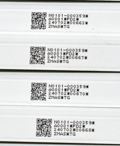 KIT DE LEDS ORIGINAL PARA TV TCL 16 PIEZAS / NUMERO DE PARTE TCL98LB05 / TCL98LB05_3030F2.4D_V1.2_20240113 / N0101-000359 / A0001/FD2 / 240702 / ZMAS/TG / PANEL LVU980NDJL / DISPLAY ST9751D01-4 VER.2.2 / MODELO 98Q672G - Imagen 4